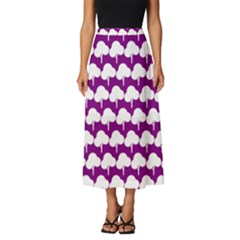 Tree Illustration Gifts Classic Midi Chiffon Skirt