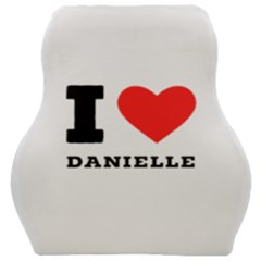 I Love Daniella Car Seat Velour Cushion  by ilovewhateva