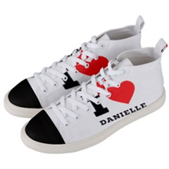 I Love Daniella Men s Mid-top Canvas Sneakers