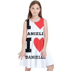 I Love Daniella Kids  Skater Dress by ilovewhateva