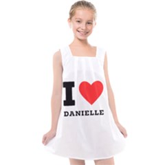 I Love Daniella Kids  Cross Back Dress by ilovewhateva