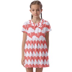 Tree Illustration Gifts Kids  Asymmetric Collar Dress by GardenOfOphir