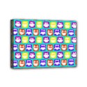 Colorful Whimsical Owl Pattern Mini Canvas 7  x 5  (Stretched) View1