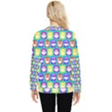 Colorful Whimsical Owl Pattern Hidden Pocket Sweatshirt View2