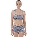 Gray And White Owl Pattern Perfect Fit Gym Set View1