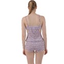 Light Pink And White Owl Pattern Boyleg Tankini Set  View2