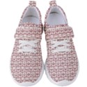 Light Pink And White Owl Pattern Women s Velcro Strap Shoes View1