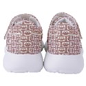 Light Pink And White Owl Pattern Women s Velcro Strap Shoes View4