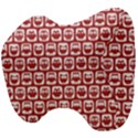 Red And White Owl Pattern Head Support Cushion View4