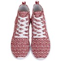 Red And White Owl Pattern Men s Lightweight High Top Sneakers View1