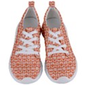 Coral And White Owl Pattern Women s Lightweight Sports Shoes View1