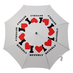 I Love Beverly Hook Handle Umbrellas (small) by ilovewhateva