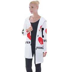 I Love Beverly Longline Hooded Cardigan by ilovewhateva