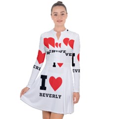 I Love Beverly Long Sleeve Panel Dress by ilovewhateva