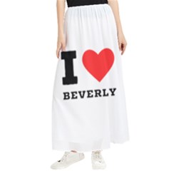 I Love Beverly Maxi Chiffon Skirt by ilovewhateva