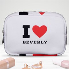 I Love Beverly Make Up Pouch (small) by ilovewhateva