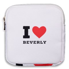 I Love Beverly Mini Square Pouch by ilovewhateva