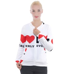 I Love Beverly Casual Zip Up Jacket by ilovewhateva