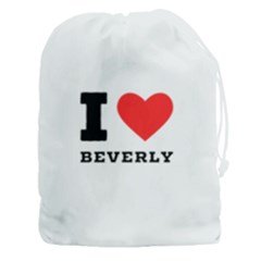 I Love Beverly Drawstring Pouch (3xl) by ilovewhateva