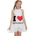 I love beverly Kids  Halter Collar Waist Tie Chiffon Dress View1