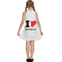 I love beverly Kids  Halter Collar Waist Tie Chiffon Dress View4