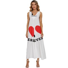 I Love Beverly V-neck Sleeveless Loose Fit Overalls by ilovewhateva