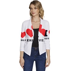 I Love Beverly Women s Casual 3/4 Sleeve Spring Jacket by ilovewhateva