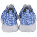 Blue And White Owl Pattern Men s Lightweight Sports Shoes View4