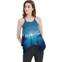 Ai Generated Ocean Sea Water Anime Nautical Flowy Camisole Tank Top View1