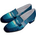 Ai Generated Ocean Sea Water Anime Nautical Women s Chunky Heel Loafers View2