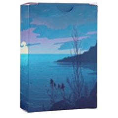 Ai Generated Ocean Sea Water Anime Nautical Playing Cards Single Design (rectangle) With Custom Box by Ravend