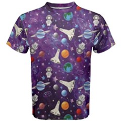 I Need Space Purple Galaxy Men s Cotton Tee by ALIXE