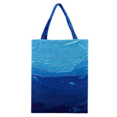 Ai Generated Ocean Sea Fish Underwater Water Classic Tote Bag by Ravend