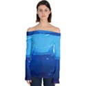 Ai Generated Ocean Sea Fish Underwater Water Off Shoulder Long Sleeve Top View1