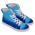 Ai Generated Ocean Sea Fish Underwater Water Men s Hi-Top Skate Sneakers View3