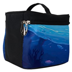 Ai Generated Ocean Sea Fish Underwater Water Make Up Travel Bag (small) by Ravend