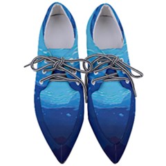 Ai Generated Ocean Sea Fish Underwater Water Pointed Oxford Shoes by Ravend