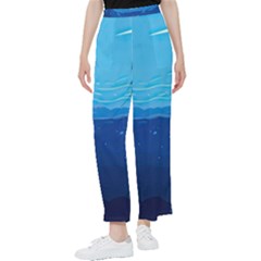 Ai Generated Ocean Sea Fish Underwater Water Women s Pants  by Ravend