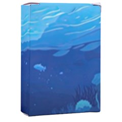 Ai Generated Ocean Sea Fish Underwater Water Playing Cards Single Design (rectangle) With Custom Box by Ravend