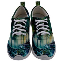 Trees Forest Mystical Forest Nature Mens Athletic Shoes by Ravend