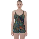 Ai Generated Flowers Trees Forest Mystical Forest Tie Front Two Piece Tankini View1