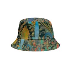 Ai Generated Flowers Trees Forest Mystical Forest Bucket Hat (kids) by Ravend