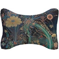 Ai Generated Flower Trees Forest Mystical Forest Seat Head Rest Cushion by Ravend