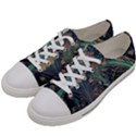 Ai Generated Flower Trees Forest Mystical Forest Men s Low Top Canvas Sneakers View2