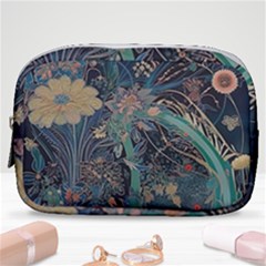 Ai Generated Flower Trees Forest Mystical Forest Make Up Pouch (small) by Ravend