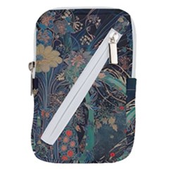 Ai Generated Flower Trees Forest Mystical Forest Belt Pouch Bag (large) by Ravend