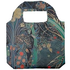 Ai Generated Flower Trees Forest Mystical Forest Foldable Grocery Recycle Bag by Ravend