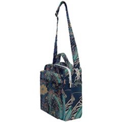 Ai Generated Flower Trees Forest Mystical Forest Crossbody Day Bag by Ravend