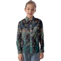 Ai Generated Flower Trees Forest Mystical Forest Kids  Long Sleeve Shirt View1