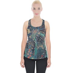 Ai Generated Flower Trees Forest Mystical Forest Piece Up Tank Top by Ravend